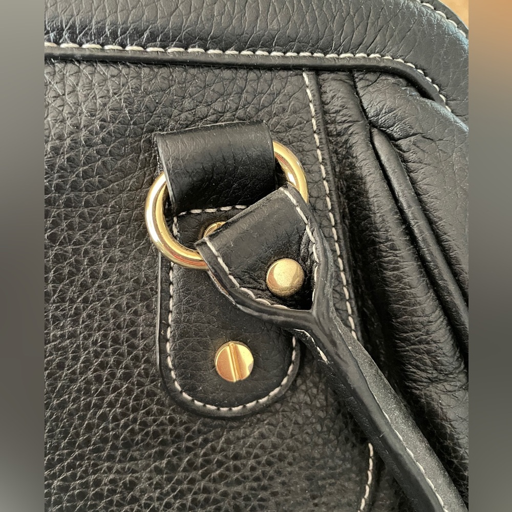 VTG Isaac Mizrahi Leather Shoulder Bag - Picture 7 of 10